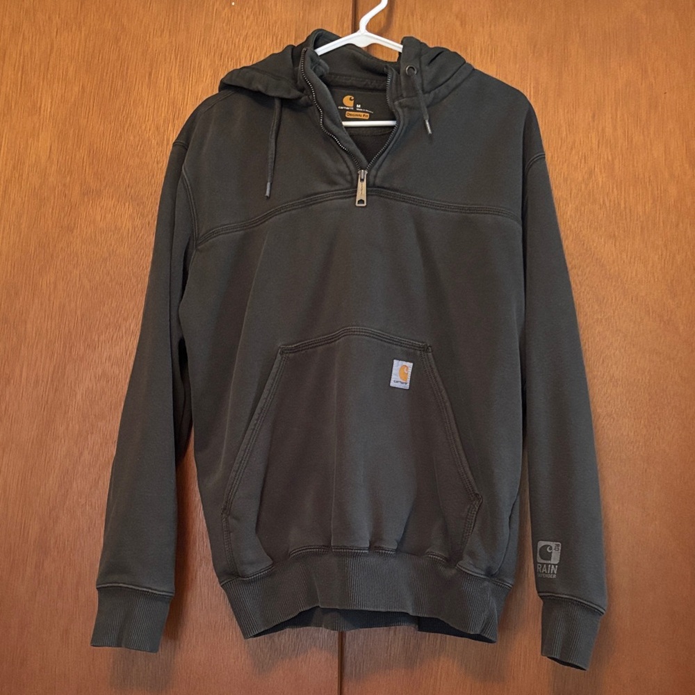 Carhartt Charcoal Half-Zip Sweatshirt